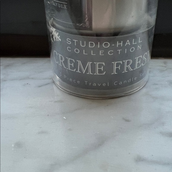 STUDIO HALL COLLECTION NWT CREME FRESH SET of 3 TRAVEL CANDLES - Picture 3 of 6